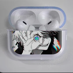 Anime Jujutsu Kaisen Soft Airpods Case for Airpod Pro2 AirPods 3 2 1 Pro Black Wireless Bluetooth Earphone Box Manga Cover Coque