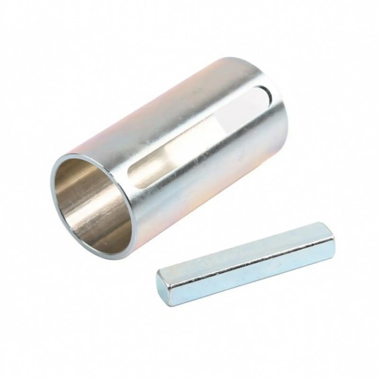 Shaft Adapter with Step Key Heavy Duty Shaft Sleeve Adapter Bushing Precision Sized Steel for Belt-Drive Systems