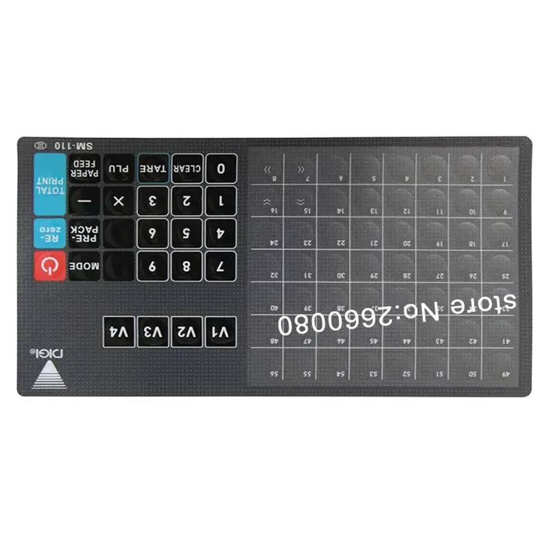 

30 шт. SM100 шт. листы клавиш для DIGI SM110P SM110P + SM100 шт. PLUS весы новая английская версия Ovelay SM110 пленка для клавиатуры