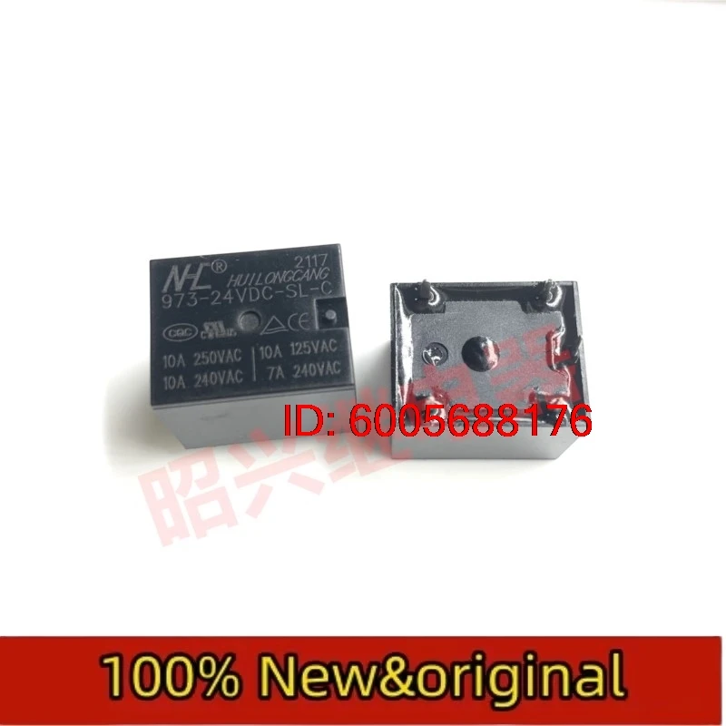 10PCS The Relay:973-24VDC-SL-C Original & Brand New