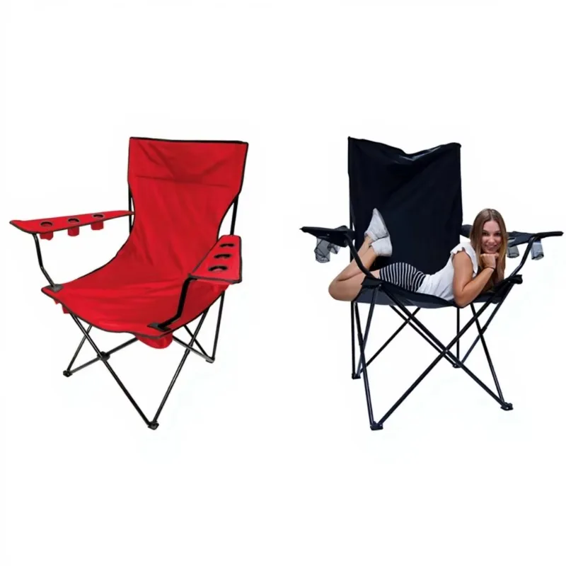 

Складной туристический стул YTYIN Outdoor Oversized Giant Steel Tube с подлокотниками