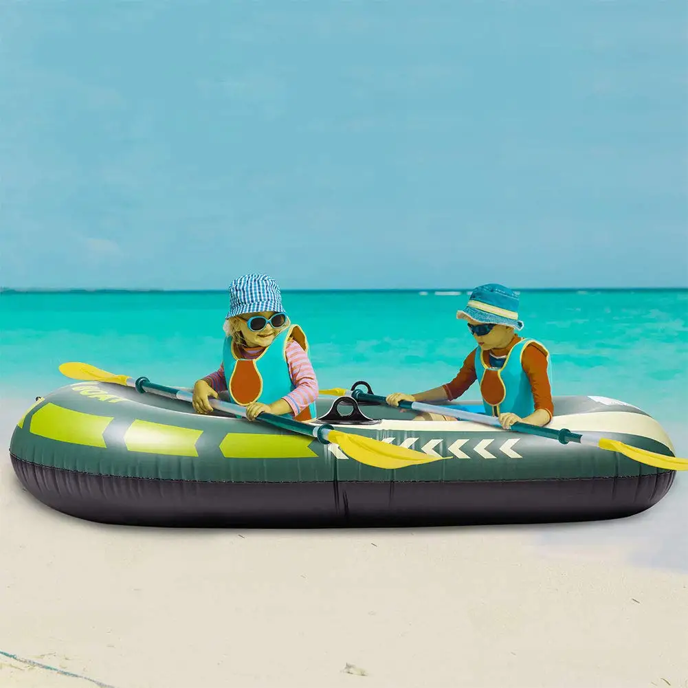 Inflatable Boat Challenger Inflatable Boat Set Thickened Rowing Boats Thickened Fishing Tear-Resistant Foldable Drifting Boat