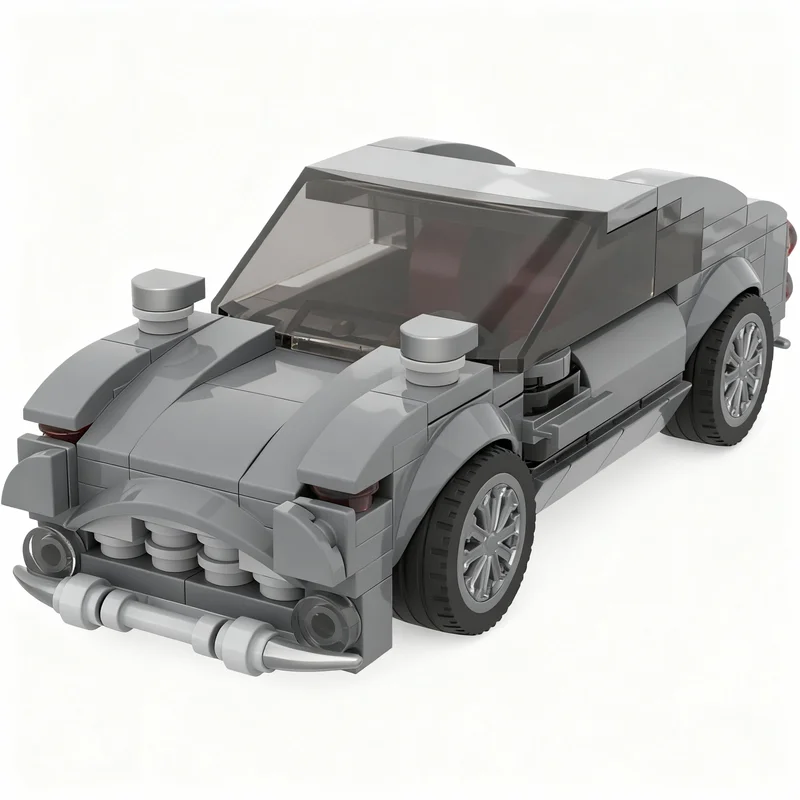 221-個-moc-別のグレーの車の都市モデルビルディングブロック建設玩具クリスマスギフト-diy-クリエイティブアイデア教育誕生日