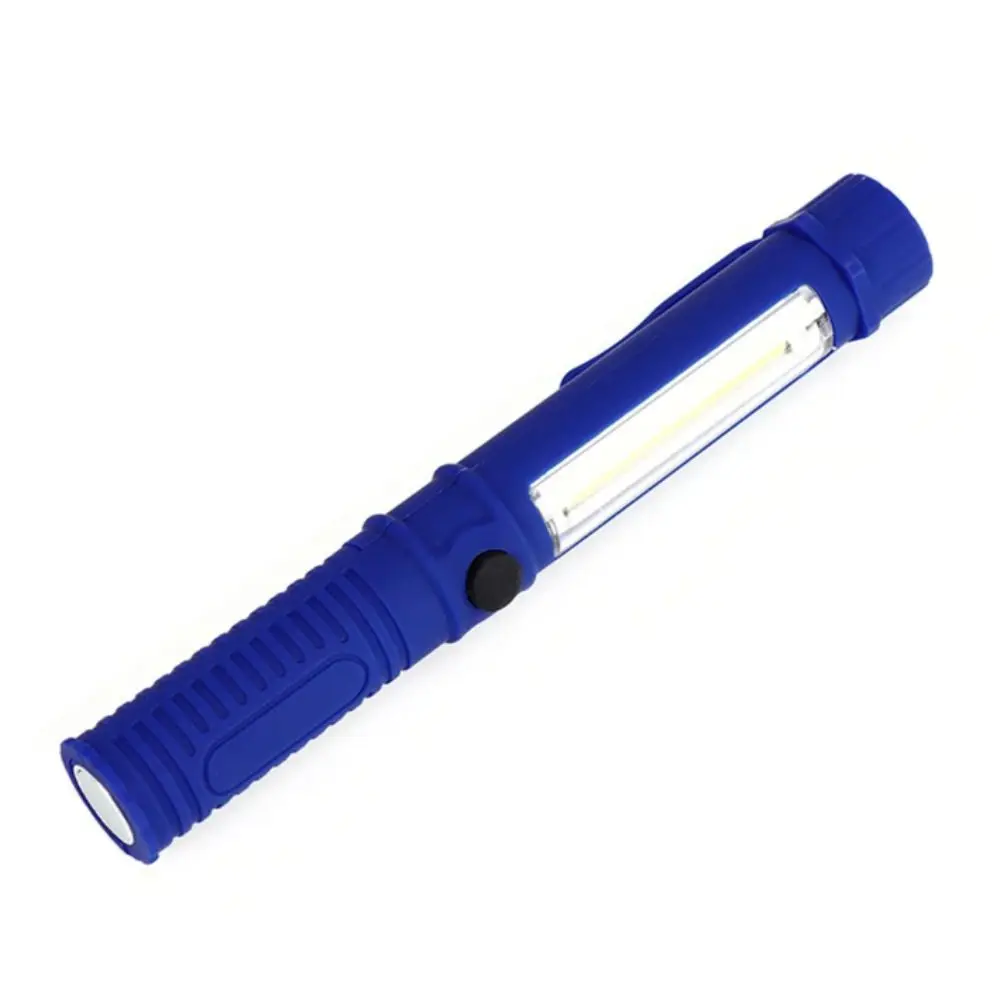Security Multifunctional COB LED Flashlight Magnetic Base Waterproof Work Light Clip Bottom Magnet Inspection Flashlight Bike