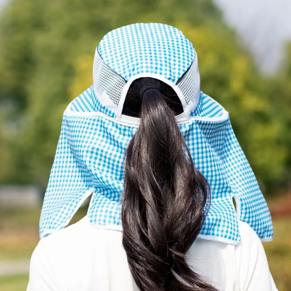Face And Neck Protect Sun Hat Summer Ear Flap Wide Brim Sunscreen cap UV Protection Lace Women Hats Fishing Hunting Hiking