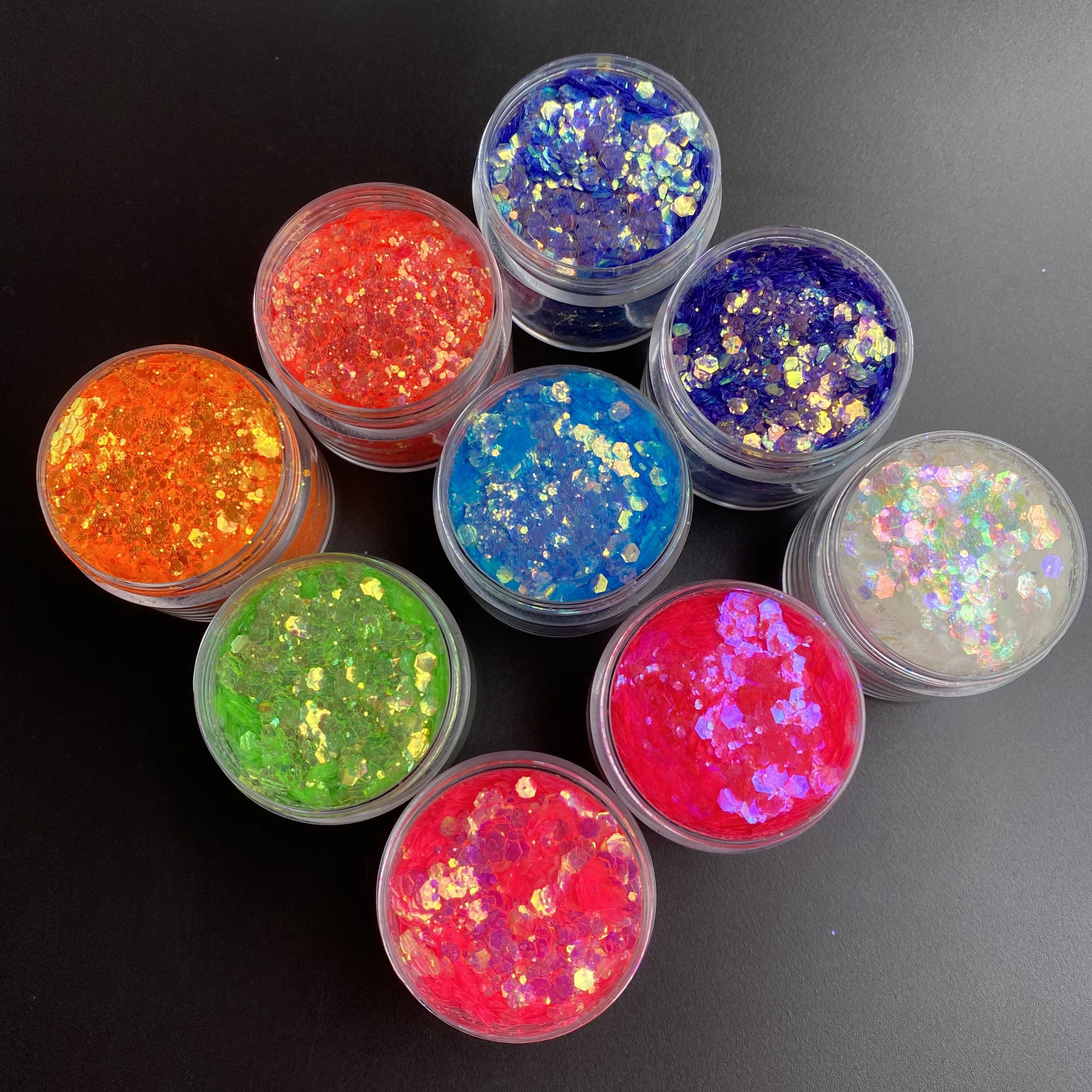 15G/Pot Luxe Opaal Nagelpoeder Glitters Vlokken Regenboog Nagel Glitter Pailletten Iriserende Ambachtelijke Decoratie Glitters