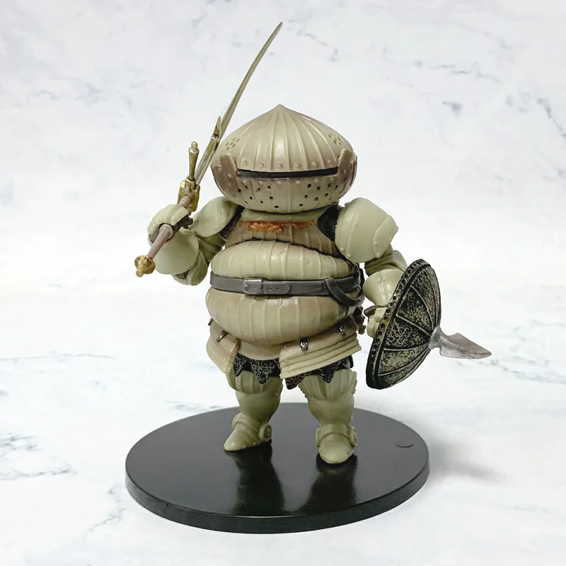 Figurka Dark Souls, nowa figurka akcji 12 cm, popularna gra Siegmeyer Czarny Rycerz, figurka z PVC z punktem ognia, model figurki Dark Souls, zabawka, prezent urodzinowy