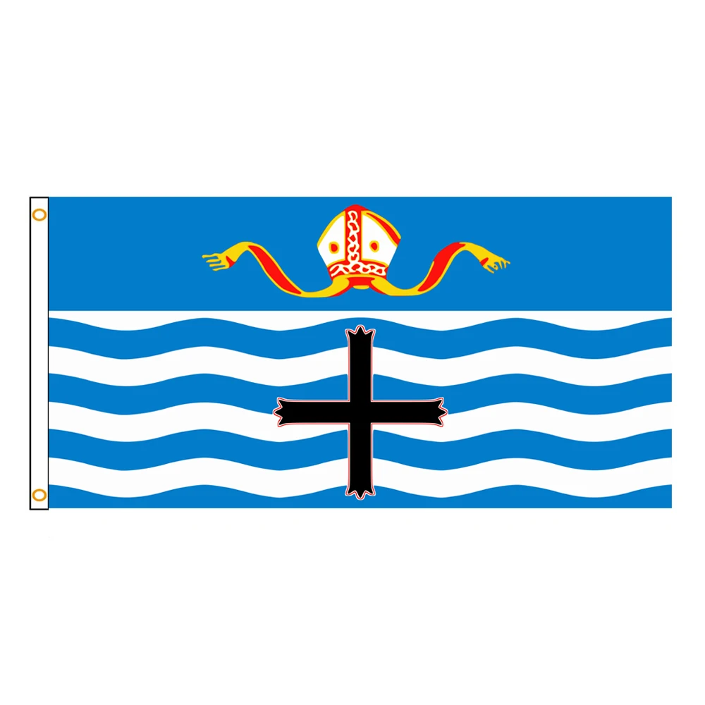 75×150cm Nelson Emblem Flag Polyester New Zealand City Printed Banner Tapestry For Decor