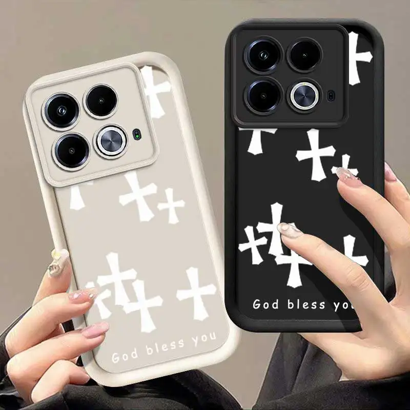 Note40 God Bless You  Sky Eye Ladder Phone Case For Infinix Note30 Tecno Spark 20 10 9 8C 7 6Go 5 Go Pova 4 Pop 5 6 Cover