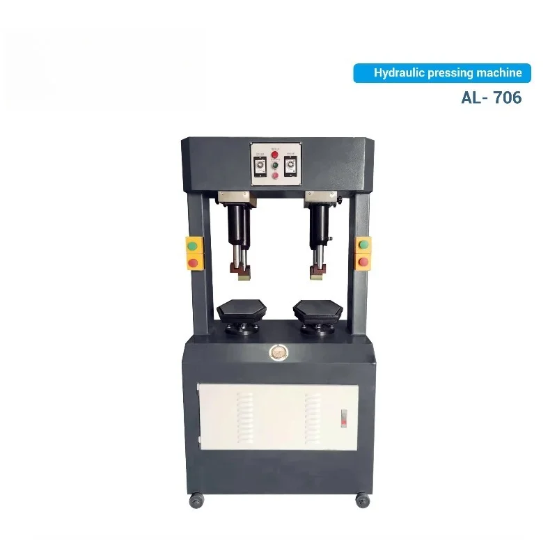 From double hydraulic sole press shoe press sneaker shoe making machine