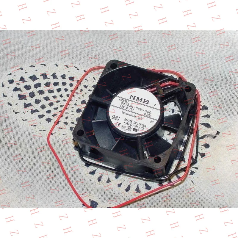P+ NEW FOR NMB 2410ML-04W-B50 12V DC Square Axial Cooling Fan Ball 23.3CFM 60x60mm