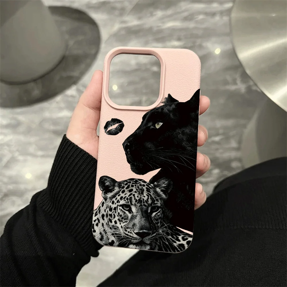 Hochwertige Black Panther Handyhülle für iPhone 17 16 15 14 13 12 11 Pro Max 16 15 14 Plus 17 16 15 Pro 17Air Silikon-Matt-Cover – Detail 7