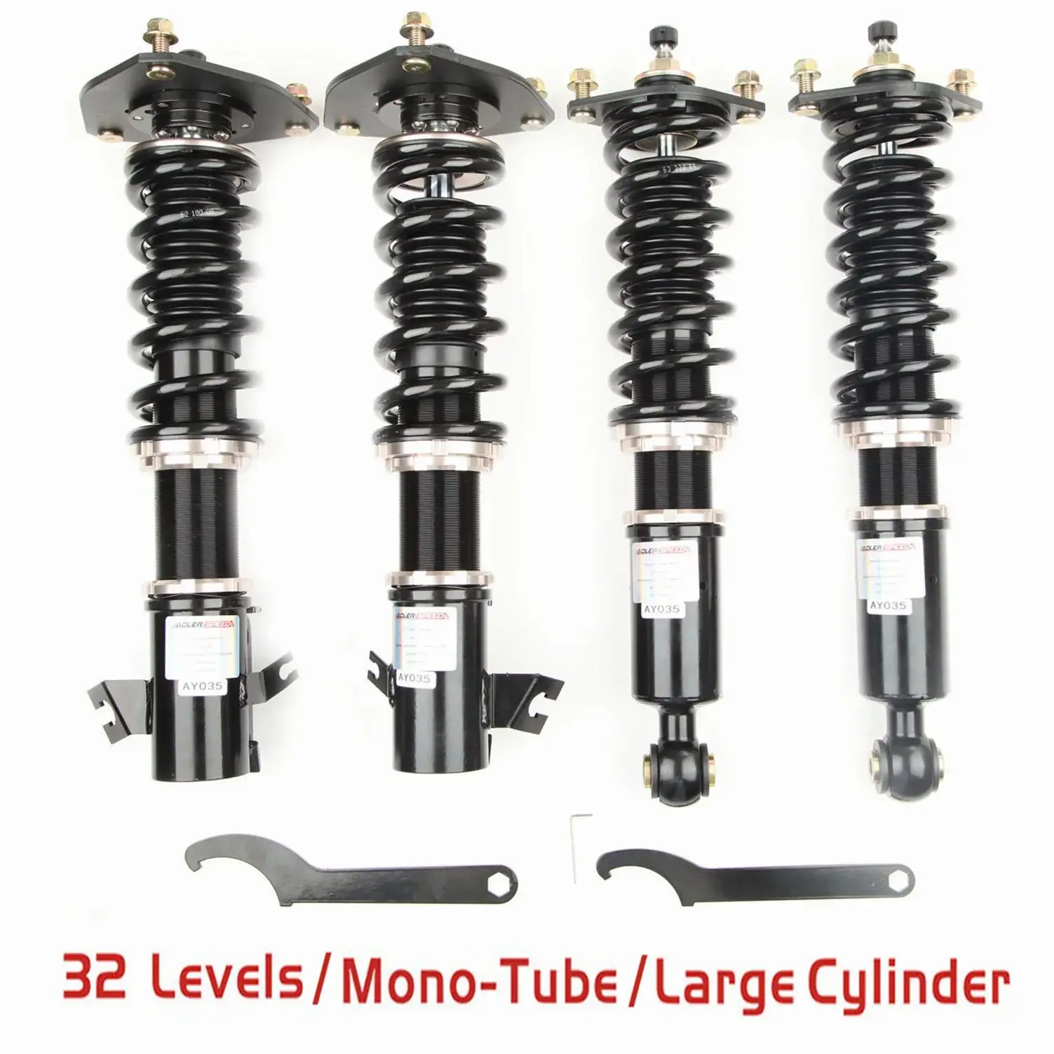 

ADLERSPEED 32 Ways Adjustable Coilovers Suspension Kit For Mitsubishi Mirage 1997-01 (CJ4A)