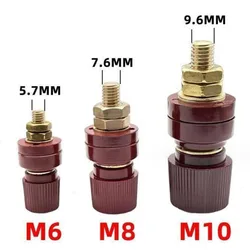 6mm 8mm 10mm Brass Stud Premium Remote Battery Power Junction Post Connector m6 m8 m10 Replacement Terminal plug jumper