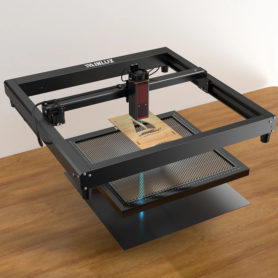 Wainlux Laser Engraver Honeycomb Working Table Aluminum Panel Board for Clean Cutting Smoke Exhaust 400x400mm Table-protecting