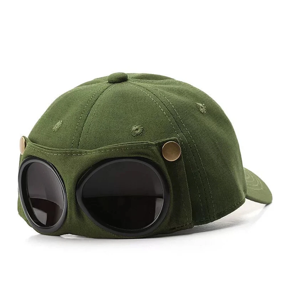 Neue Aviator Hut Sommer Persönlichkeit Gläser Baseball Kappe Weibliche Unisex Sonnenbrille Männliche Kappe Baseballkappe Jungen Kappe