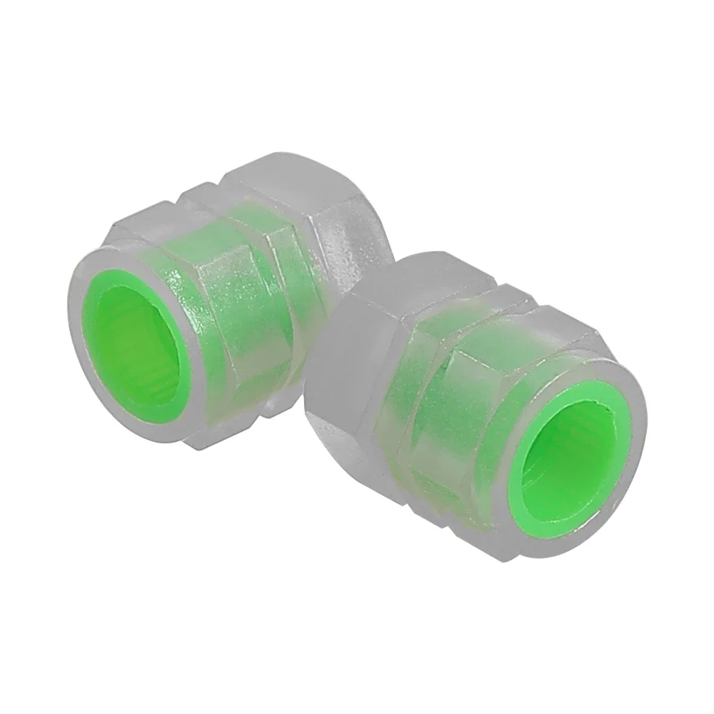 2PCS Luminous Tire Valve Caps Electric Scooter for Ninebot Max G30 G2 For Xiaomi Wheel Nozzle Dustproof Fluorescent Tyre Valve