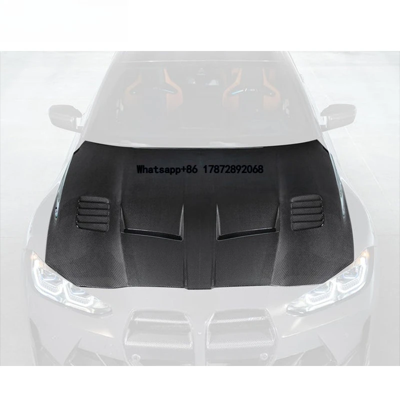

For G8X M3 M4 Custom Engine Hood GTS-V Style Carbon Fiber with High Quality New Condition Includes Bolts
