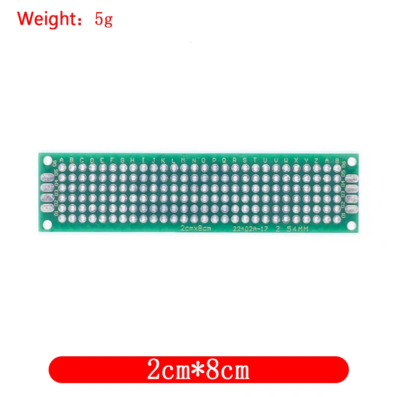 9x15 8x12 7x9 6x8 5x7 4x6 3x7 2x8 cm Double Side Prototype Diy Universal Printed Circuit PCB Board Protoboard For Arduino