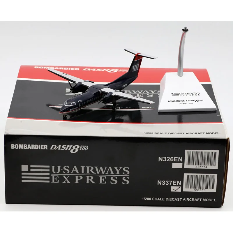 XX2275 Alloy Collectible Plane Gift JC Wings 1:200 US AIRWAYS EXPRESS Bombardier Dash8-Q300 Diecast Aircraft Model N337EN