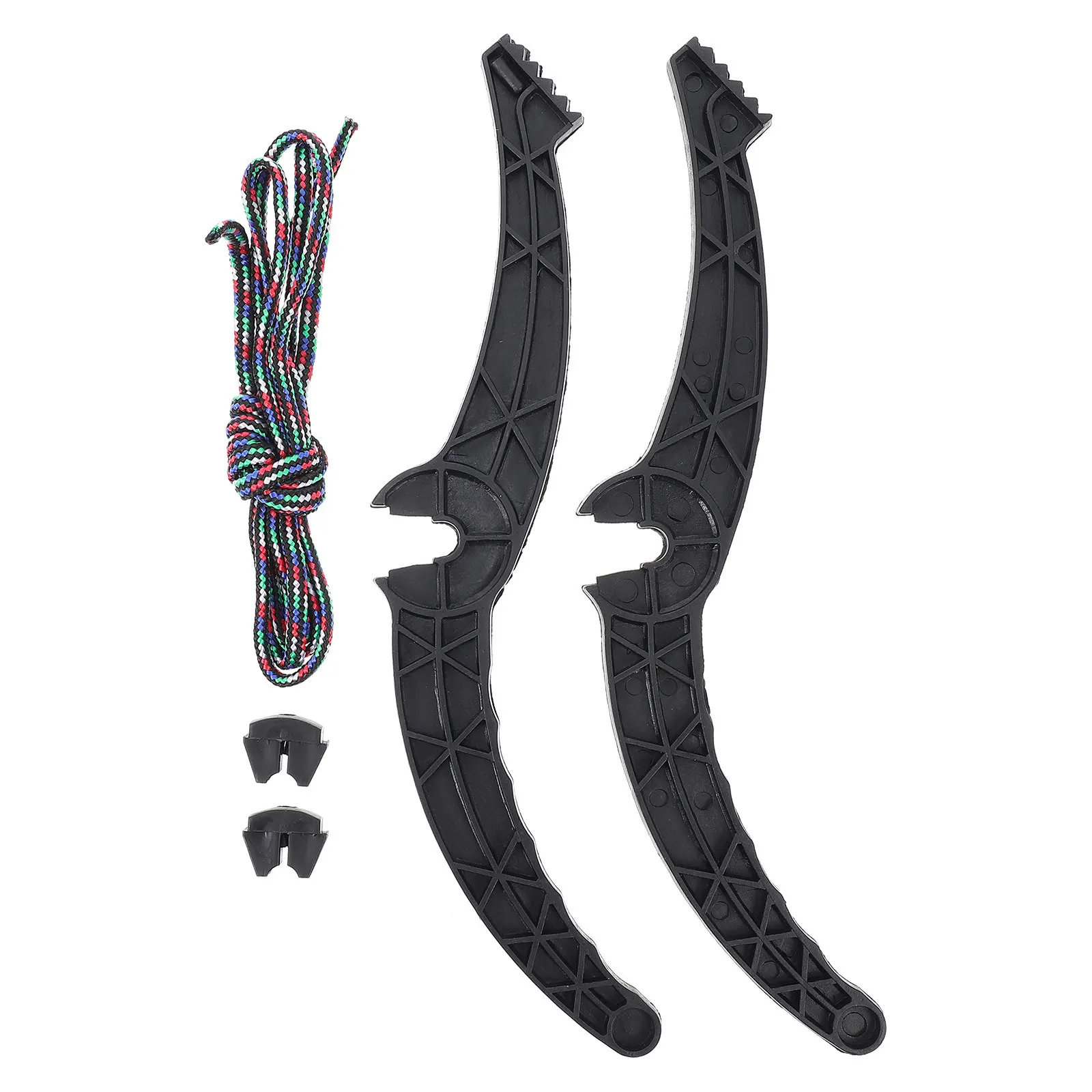 

1Pair Snow Sled Brake Handle Simple Install Ski Board Hand Brake Lever Safe Textured Surface Sled Accessory Outdoor Skiing Gear