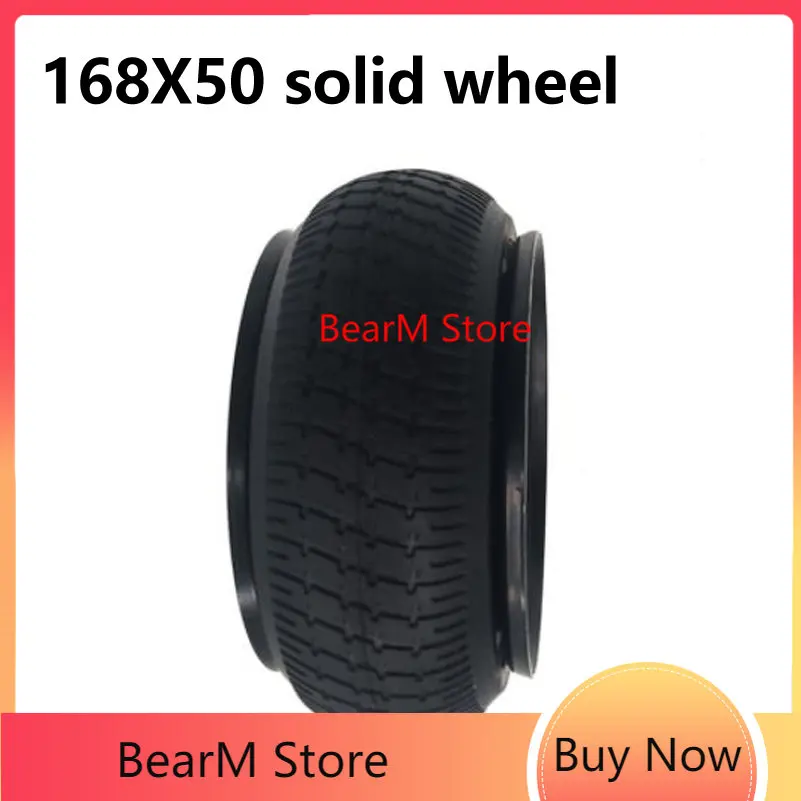 Premium Quality 6.5 Inch 168x50 Solid Tire with Wheels for Electric Scooter Older   Replacement Parts