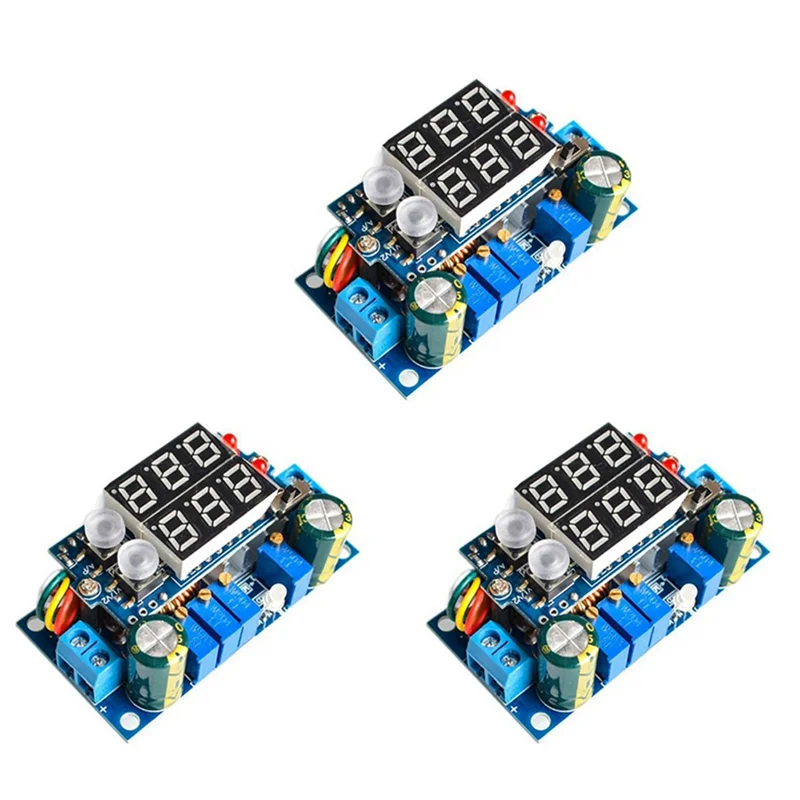 

3X DC 6-36V 5A MPPT светодиодный цифровой контроллер солнечной панели DC-DC понижающий зарядный модуль питания-ABQU