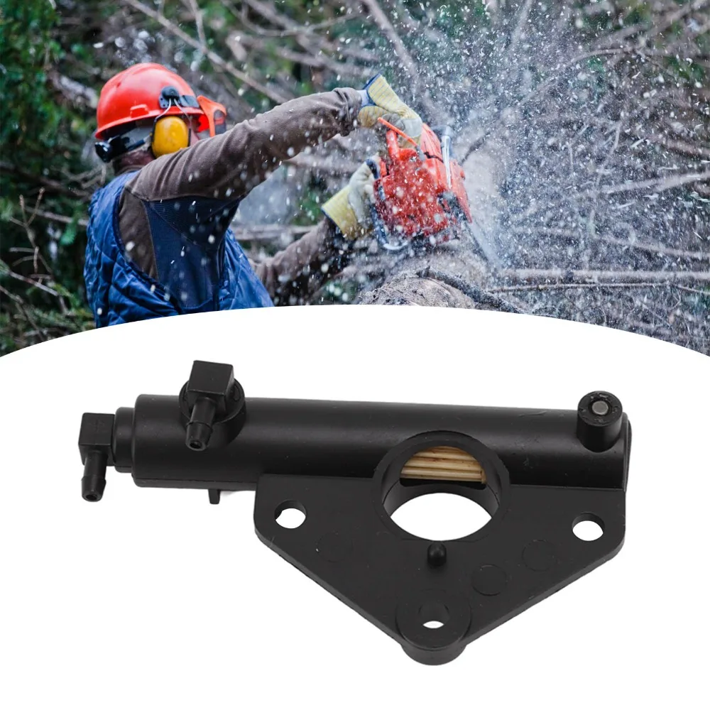 Black Oil Pump Assembly ABS Compact Oil Pump Assembly Part Easy to Install Chainsaw Parts for MC CULLOCH 3200 3500 3800