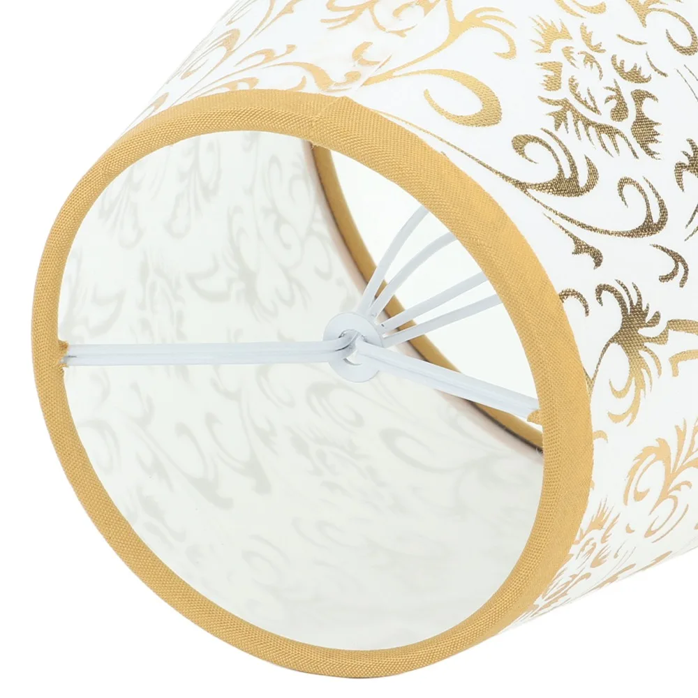 

3PCS Simple Fabric Lampshade Clip On Design 5.1 inch Height Chandelier Lamp Shades Lamp Cover Indoor Lamp