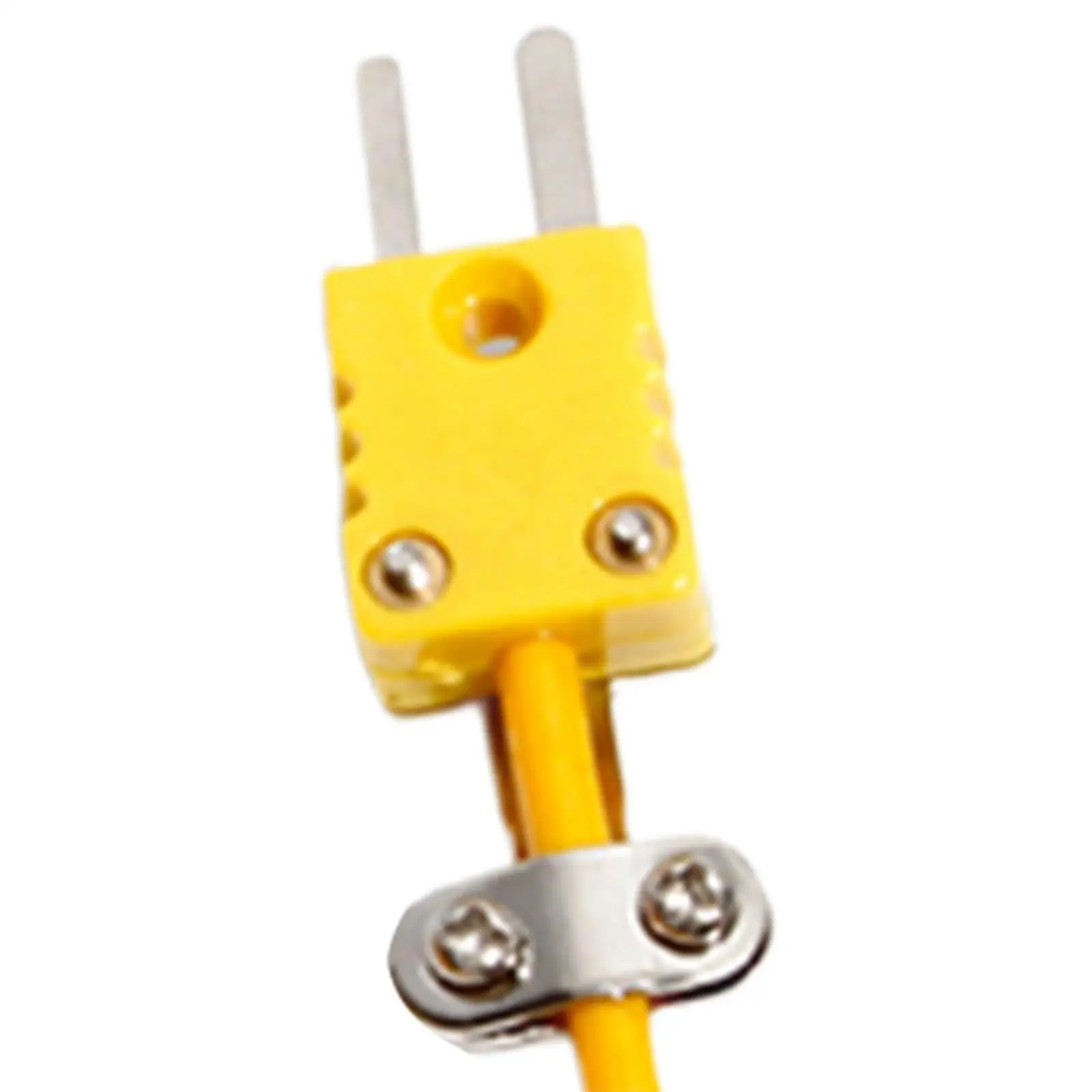 Sonda termopar tipo K, instrumento de análise de medição de cabeça curvada resistente de resposta rápida Φ 15mm para óleo interno líquido ao ar livre