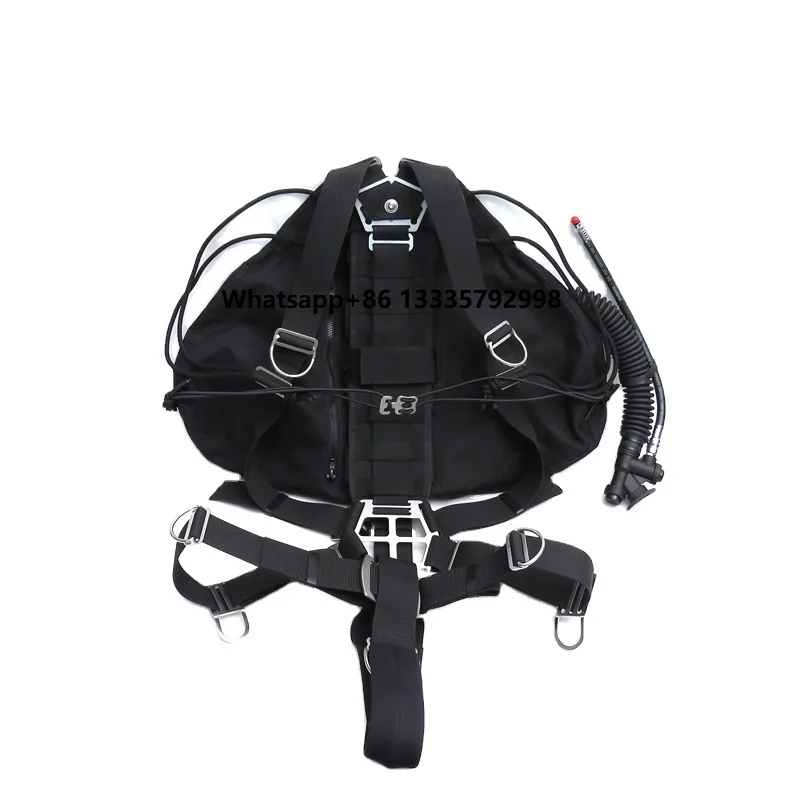 

Scuba Diving Sidemount BCD 40LBS With SS Removable Harness and Weight 4*2kg Pocket