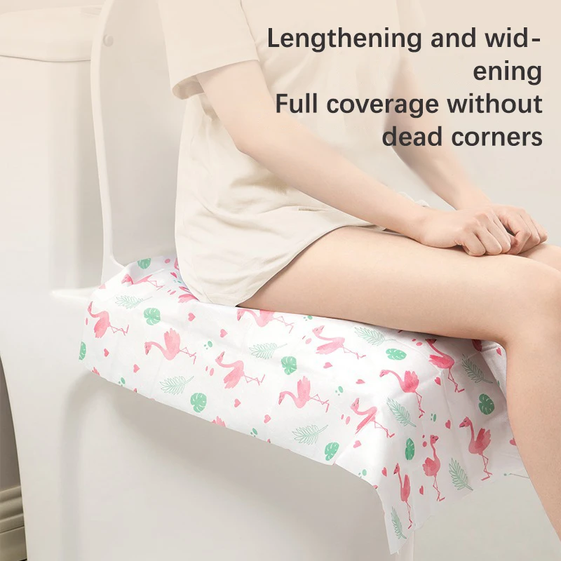 10 Pcs Extra Large Waterproof Toilet Seat Cover