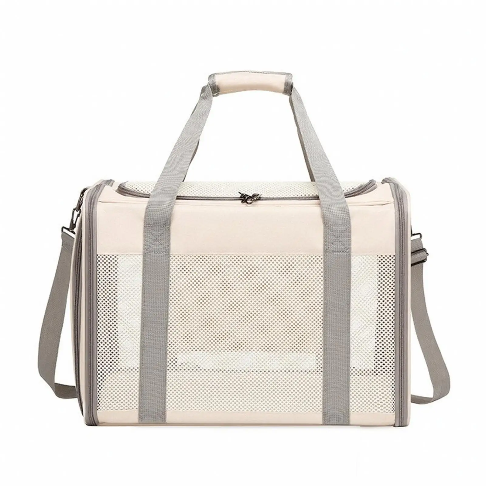 Hand Carry Industrial Carrier for Small Dog Transport with Sturdy Rectangular Shape Oxford Pet Bag
