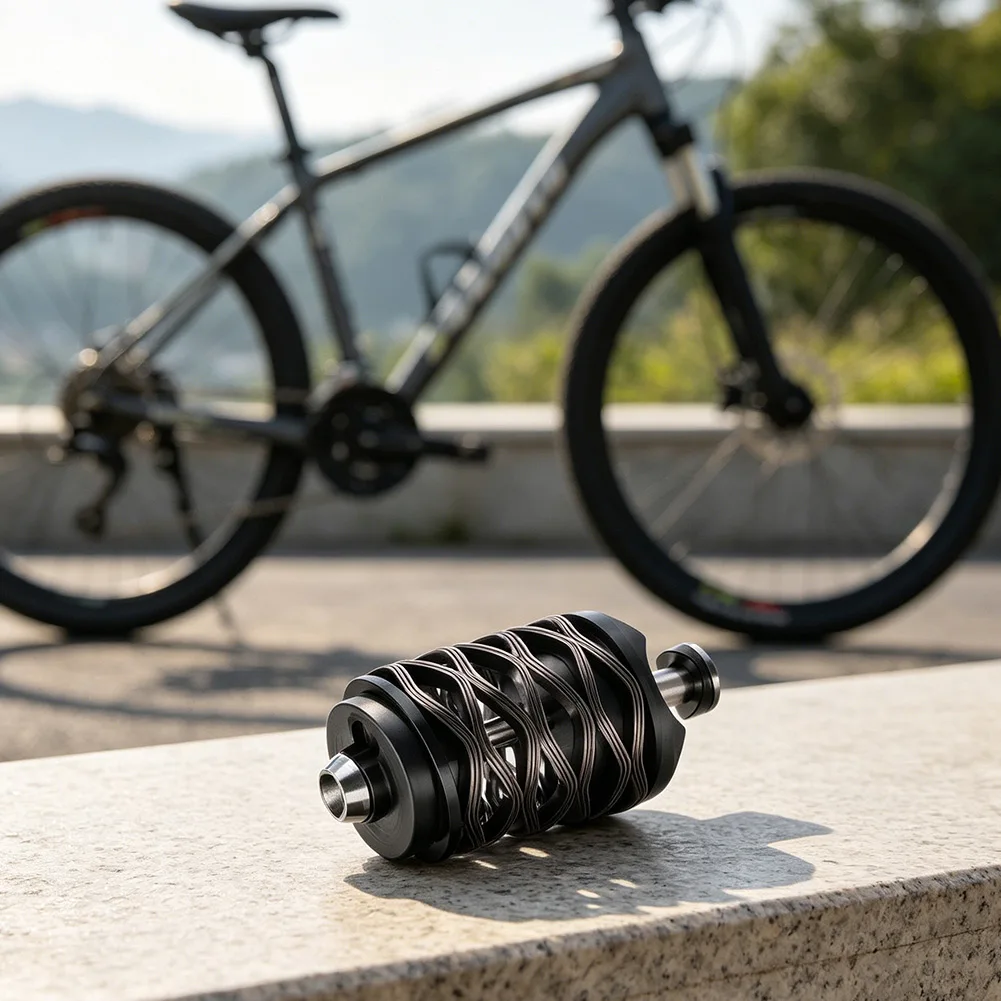 Amortecedor para bicicleta dobrável, amortecedor de suspensão traseira para bicicleta dobrável brompton t/p-line, atualização NEO, estilo ripple/mola