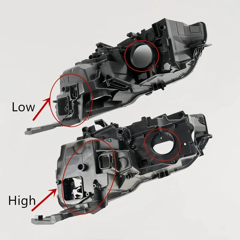 HTTCY For Peugeot 4008 2016 2017 2018 2019 Headlight Base Headlamp House Car Rear Base Auto Headlight Back House