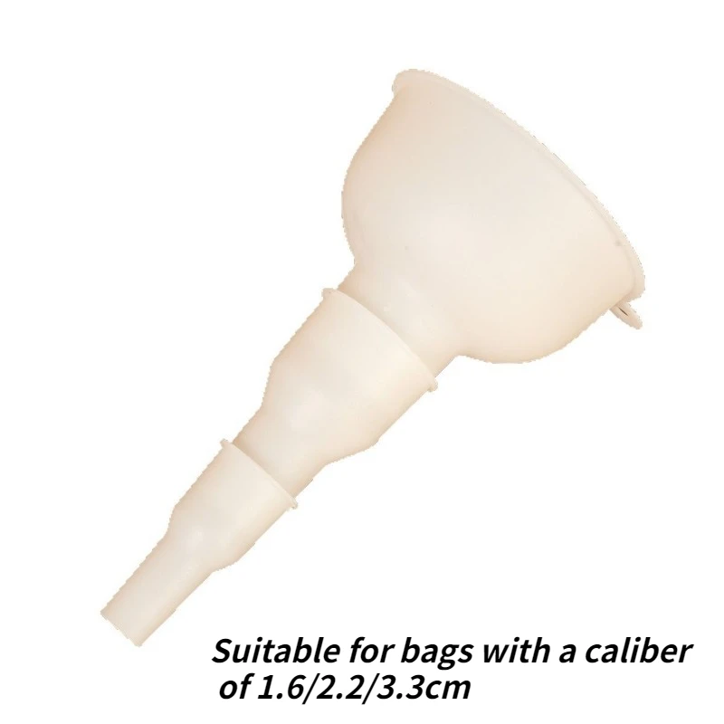 1PC Removable three-in-one plastic thickened multi-caliber funnel grains dispenser kitchen supplies