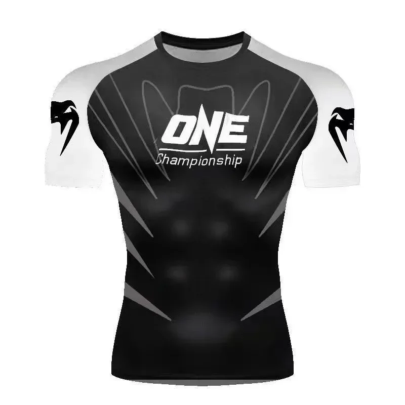 Men's Casual Sports Tee 3D Printed Combat Wear ONE Champion Combat Team Uniform Jersey Children's Round-neck Breathable T-shirt