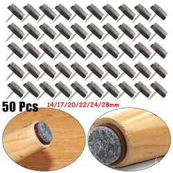 50pcs Felt Pad Nail 17/20/22/24/28mm Anti Slip Felt Tile Nails Foot Pads Furniture Table Chair Feet Legs Non-slip Felt Pad Nail