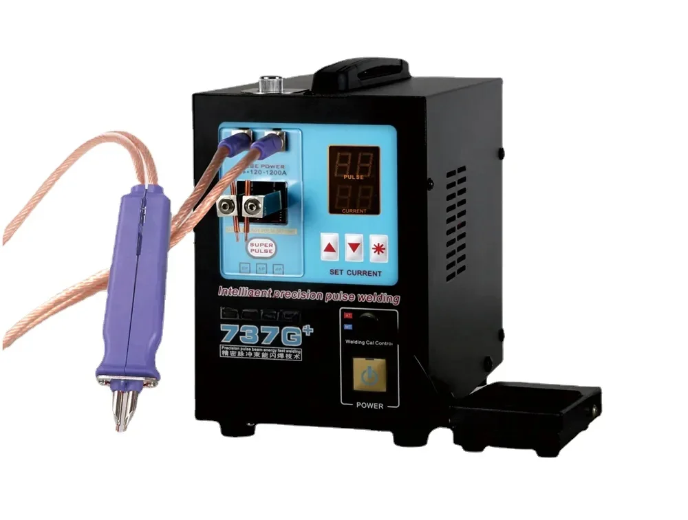 737G+ Battery Spot Welder 4.3KW High Power Automatic Spot Welding Machine For 18650 Lithium Batteries Pulse Spot Welders