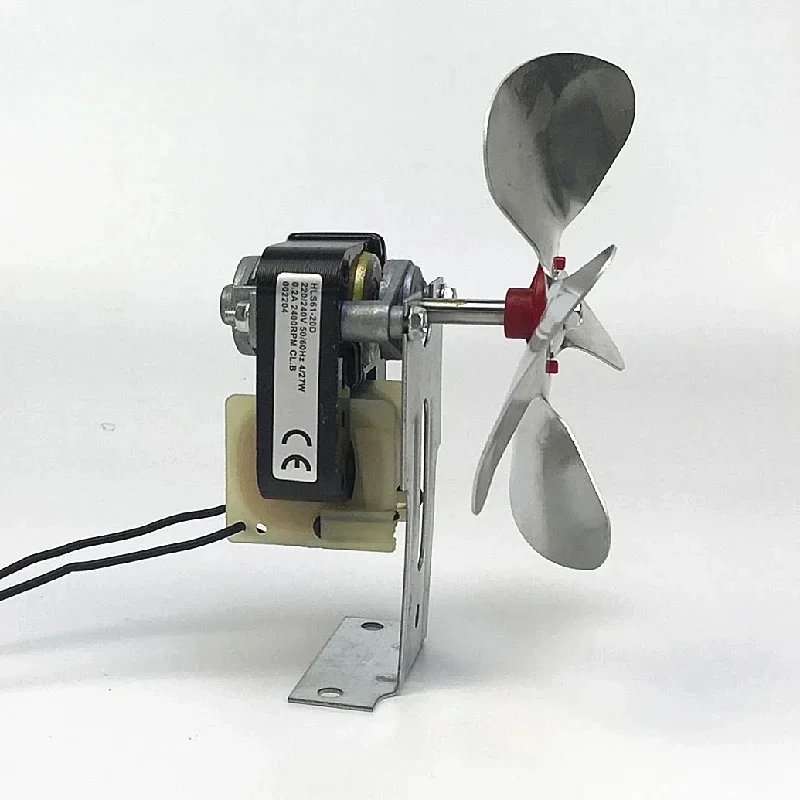 

220v 4/27w Refrigerator freezer motor fan cooling fan shaded pole motor with fixed bracket blade refrigerator fan