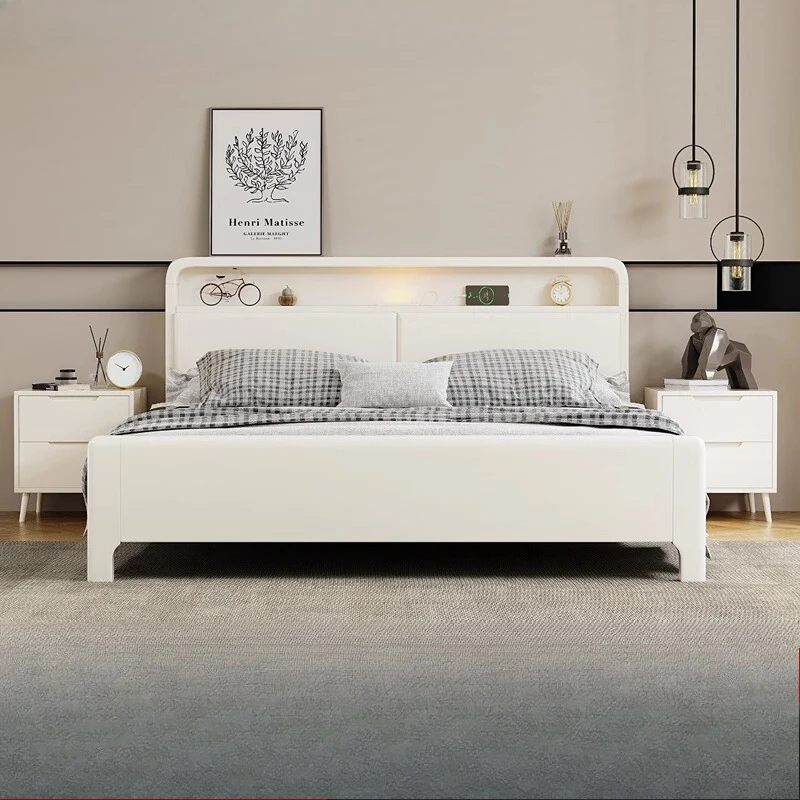 

Спальная кровать принцессы, роскошная детская двуспальная кровать в скандинавском стиле, экономящая пространство, двуспальная кровать размера, двуспальная больничная мебель Letto Matrimoniale