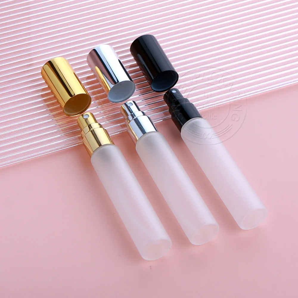 5ml12ml Scrub Spray Bottle Anodized Aluminum Nozzle Cosmetic Sub-Bottle Minis Plastic Bottles Cologne And Perfumes Woman