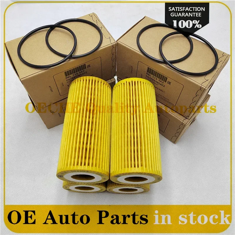 Filtro de óleo do motor 2.0 1.8 Para Audi A3 A4 A5 A7 A8 Q5 VW GOLF PASSAT POLO Beetle Jetta Tiguan Filtro de carro 06L115466 06L115562
