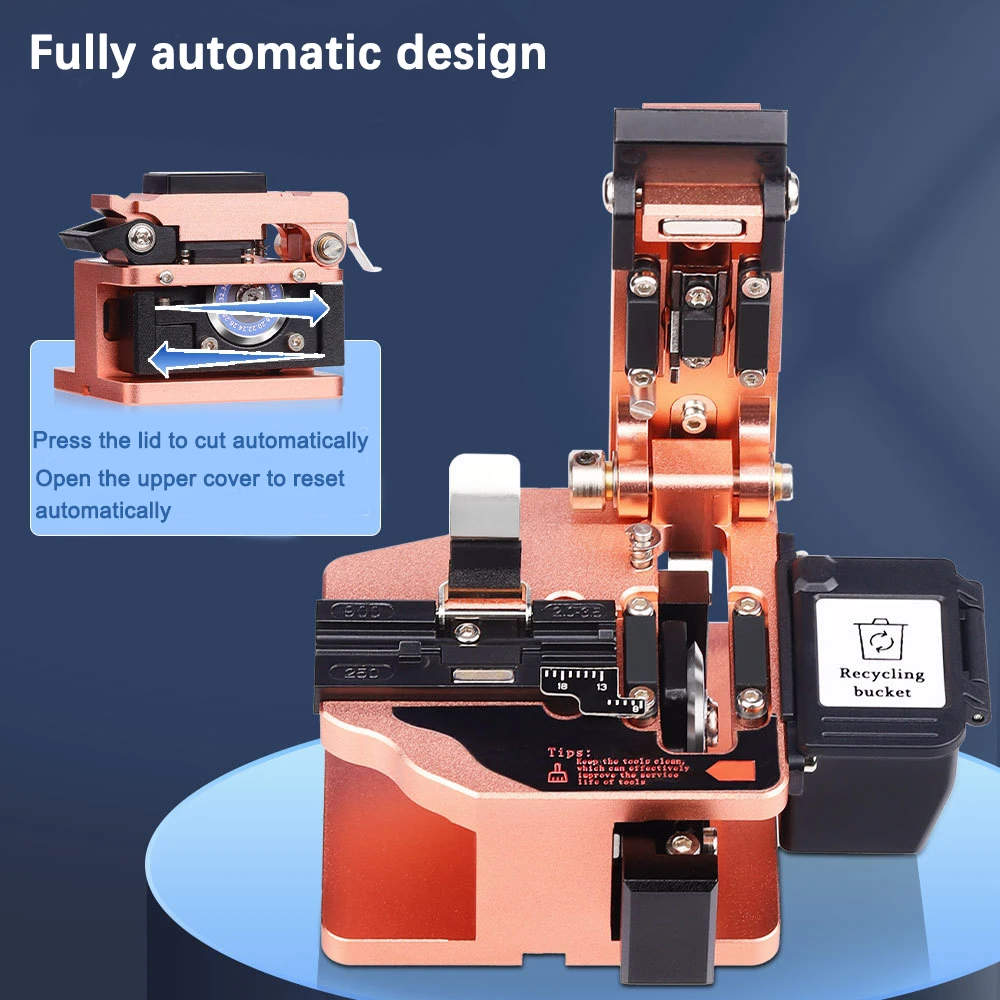 High-precision optical fiber cutting knife M6 automatic bare fiber leather wire optical cable cutting tool