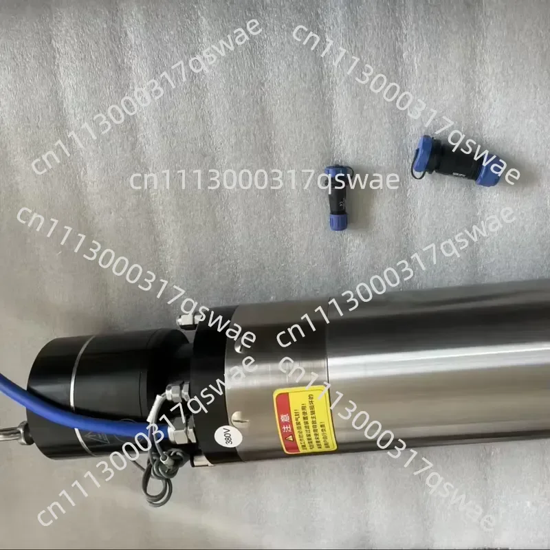 Anti-rust water-cooled  variable frequency drive spindle motor, speed range 12000-24000 RPM, voltage 110-380V, material is brass