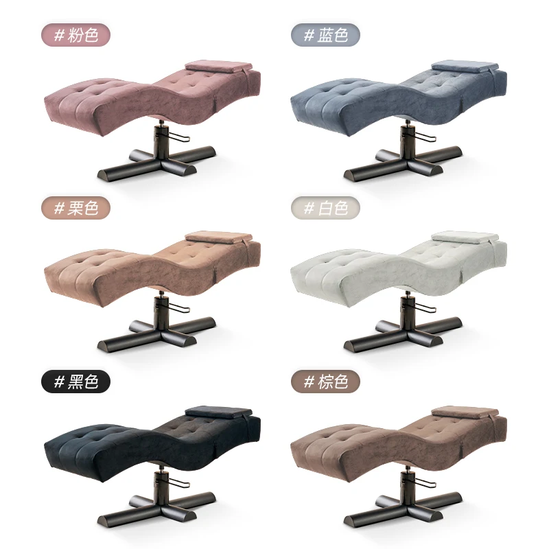 Japanese Head Spa Massage Table With Water Basin For Salon Hair Rinsing And Facial Hydrotherapy Beauty Treatment