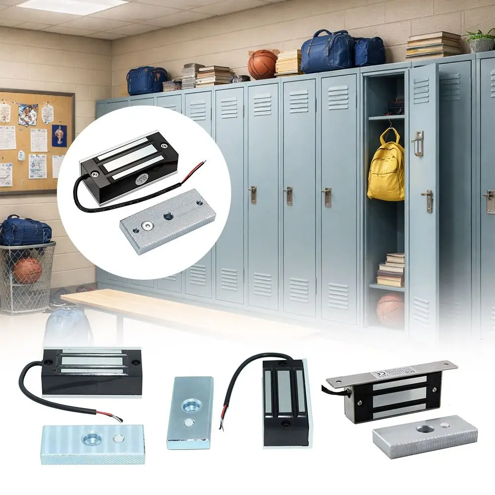Heavy Duty Electric Magnetic Electromagnetic Lock 60KG/100Lbs Mini Electric Lock 12V/24V Magnetic Lock Door Access