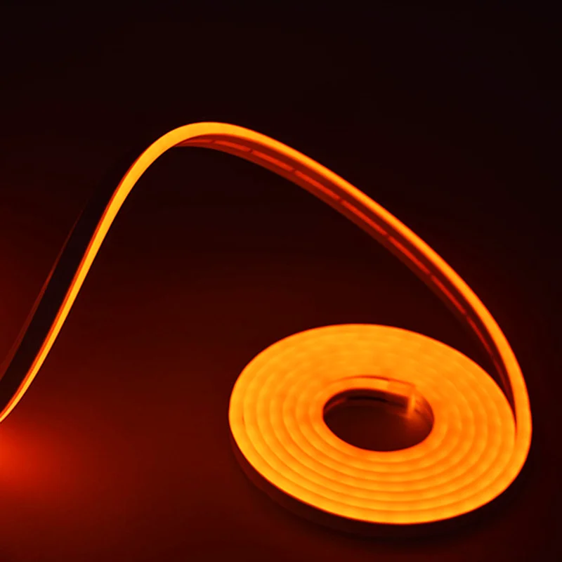 5m Orange Neon Light 12v SM2835  IP67 Waterproof Outdoor Neon Rope Lamp White Warm White Red Green Pink Purple