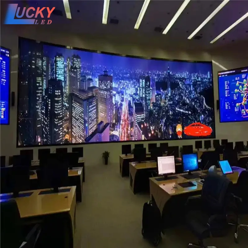 

Indoor Fixed Rental LED Display Die-Cast Aluminum Front Service Easy Setup P1.9 P2.604 P3.91 Exhibition Screen