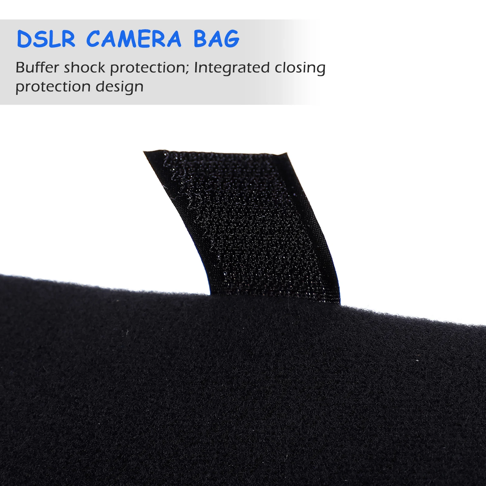 مقاوم للماء للصدمات الحقيبة هوك حلقة إغلاق كاميرا واقية حقيبة الإسفنج الحشو ل Dslr عدسة الكاميرا الملحقات المحمولة